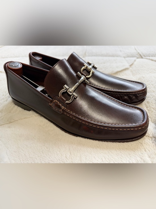 Salvatore Ferragamo Other - $990 Ferragamo Gancini Parigi Horsebit Brown Leather Loafers 9.5 10.5